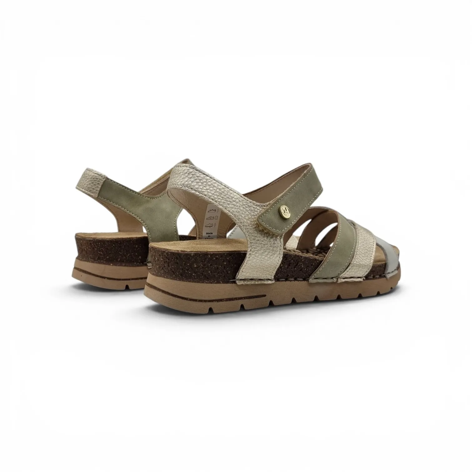 Walk in the city 50720 sandali in vera pelle con liste incrociate - immagine 5
