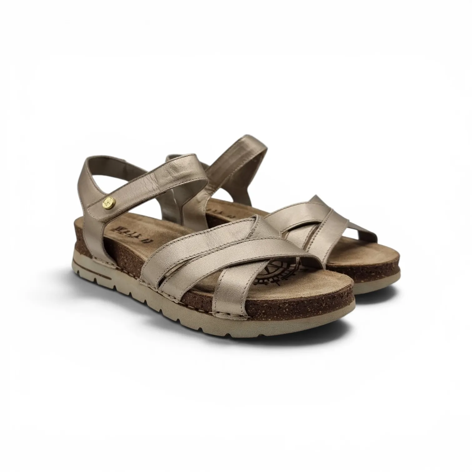 Walk in the city 50720 sandali in vera pelle con liste incrociate - immagine 8