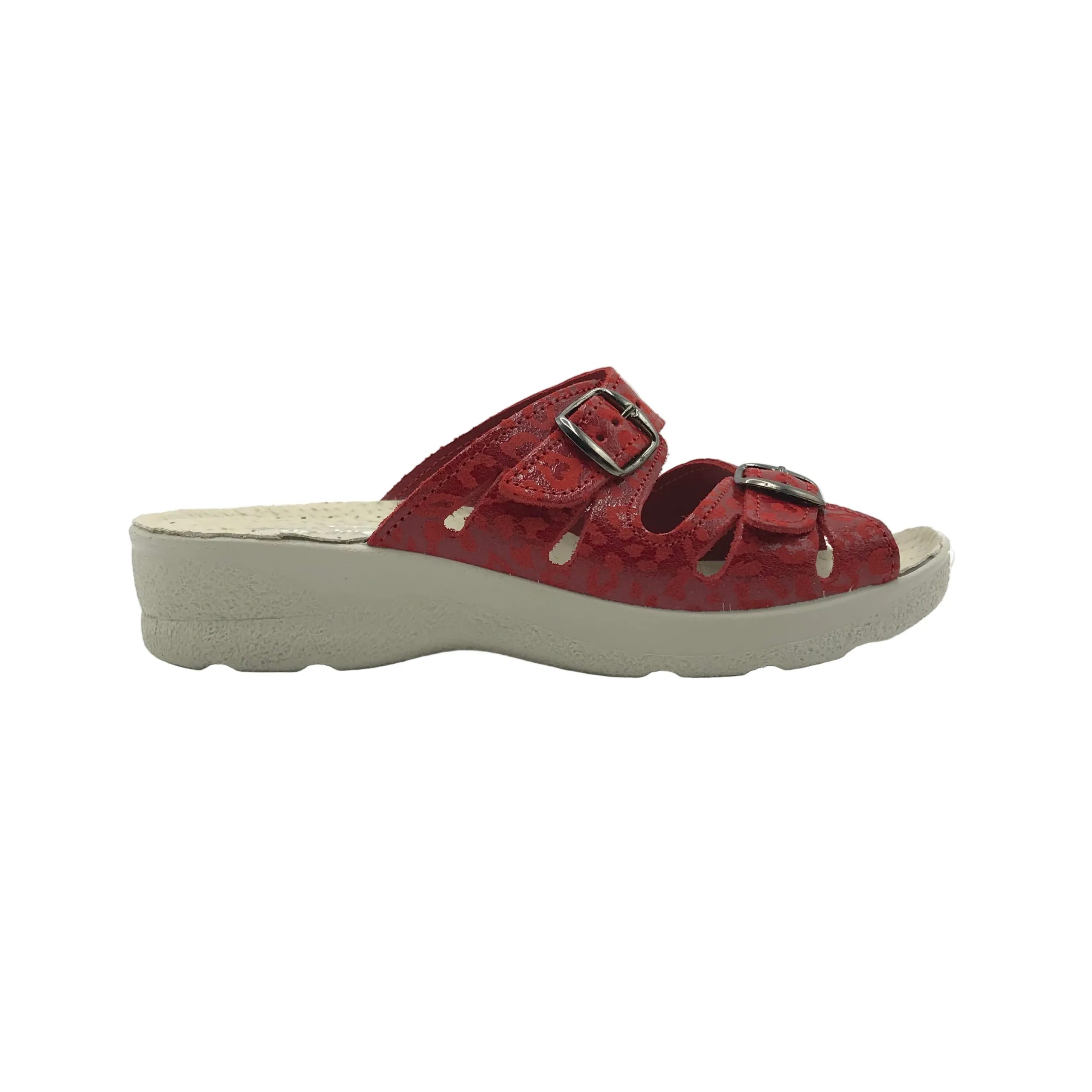 Saniflex | Ciabatte in vera pelle con fibbie regolabili | 83362/10 - immagine 2