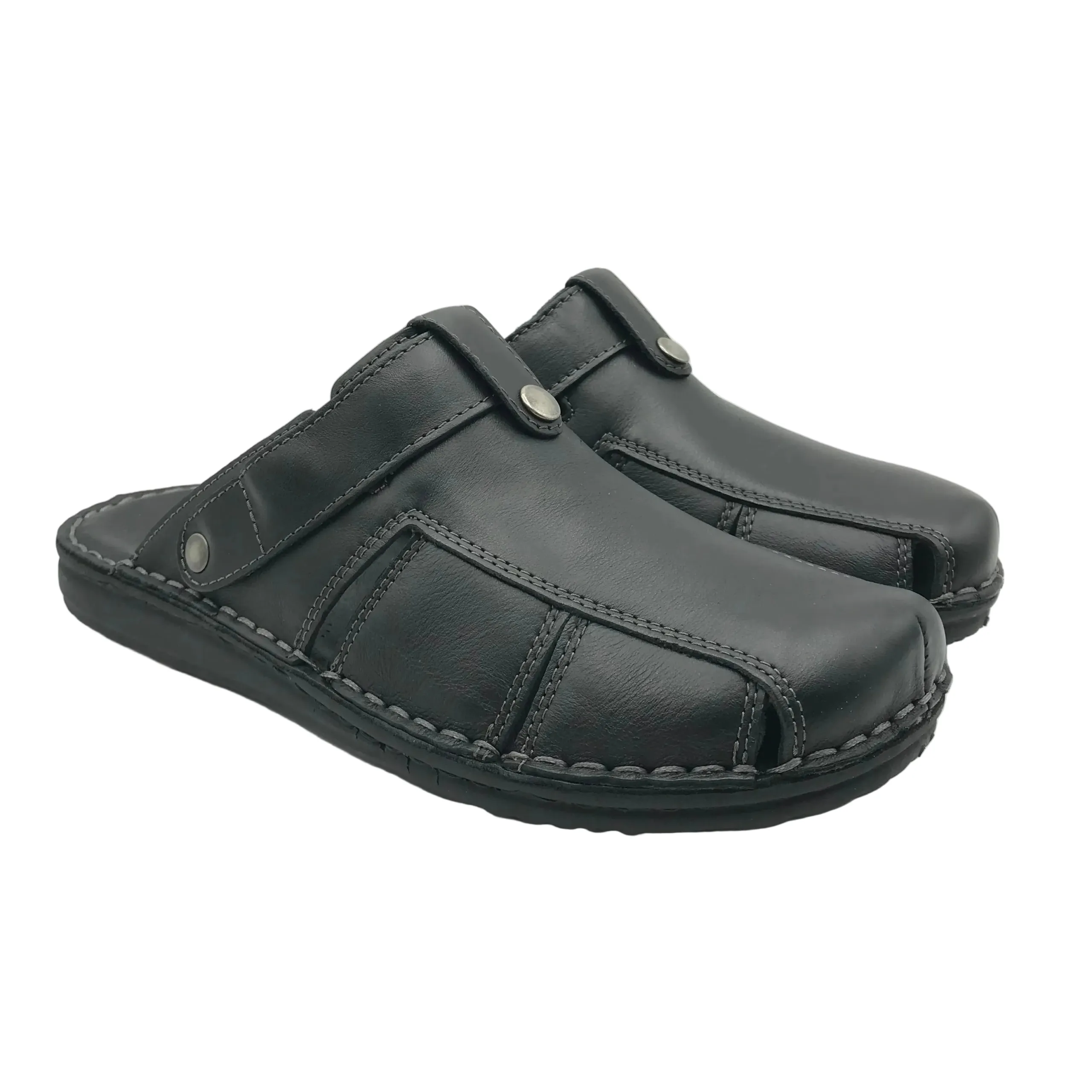 Walk in the city | Sabot in vera pelle con cinturino | 35200 – Iter Shoes