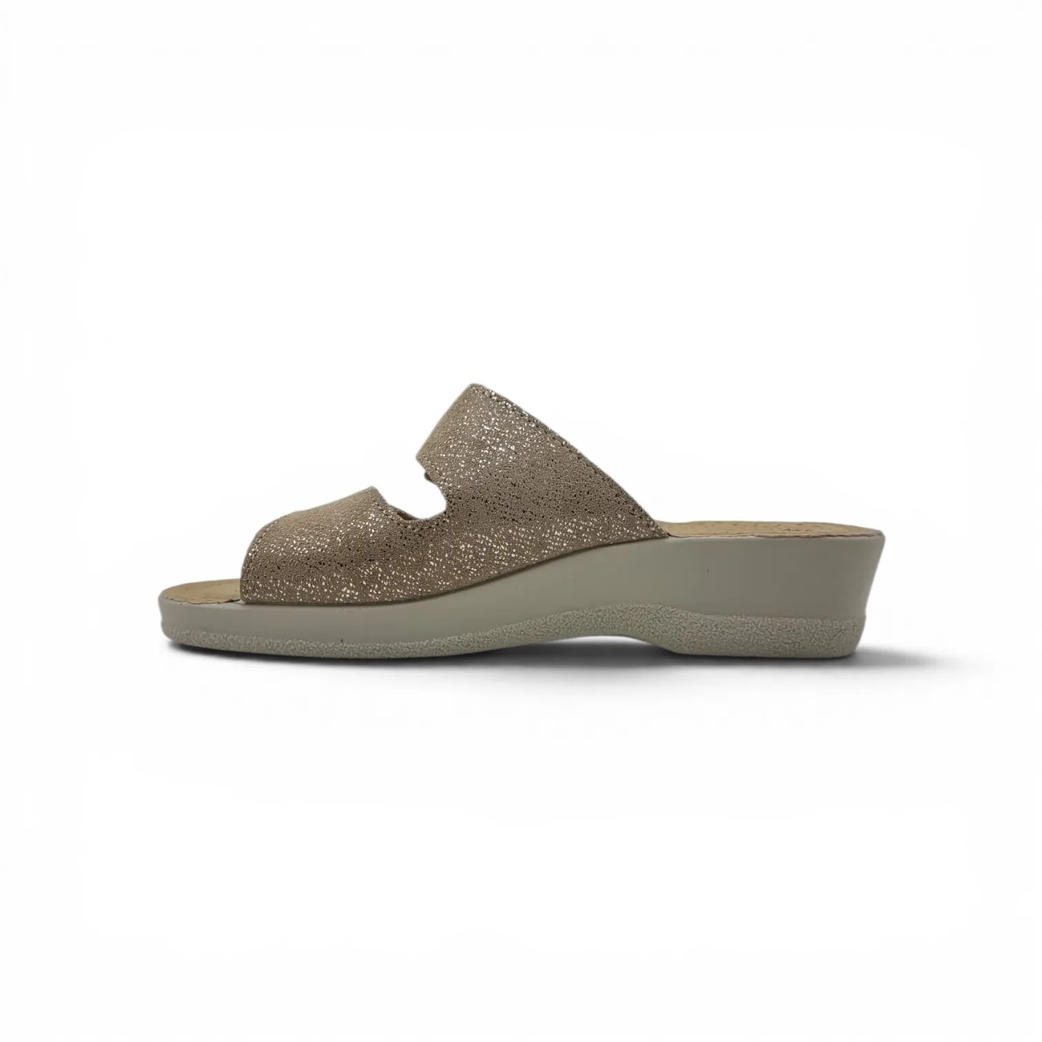 Fly Flot 63C66BE ciabatte in pelle con doppio velcro - immagine 4