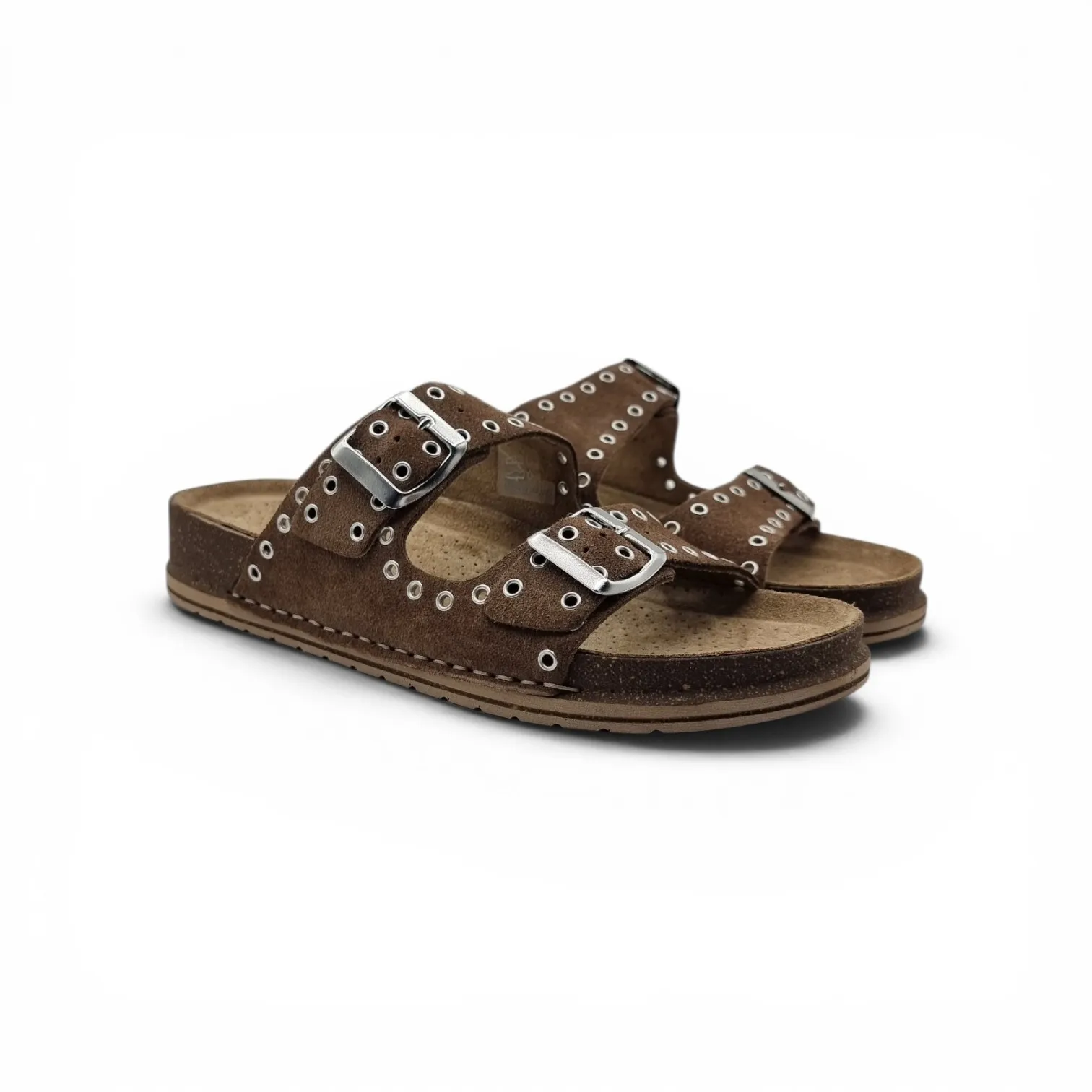 Walk in the city 47811 ciabatte borchiate in vera pelle PIUMAflex – Iter Shoes