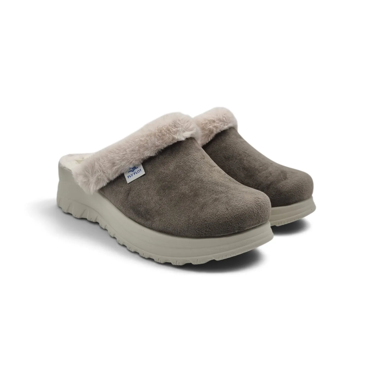 Fly Flot 88608PM ciabatte in microfibra con zeppa alta – Iter Shoes